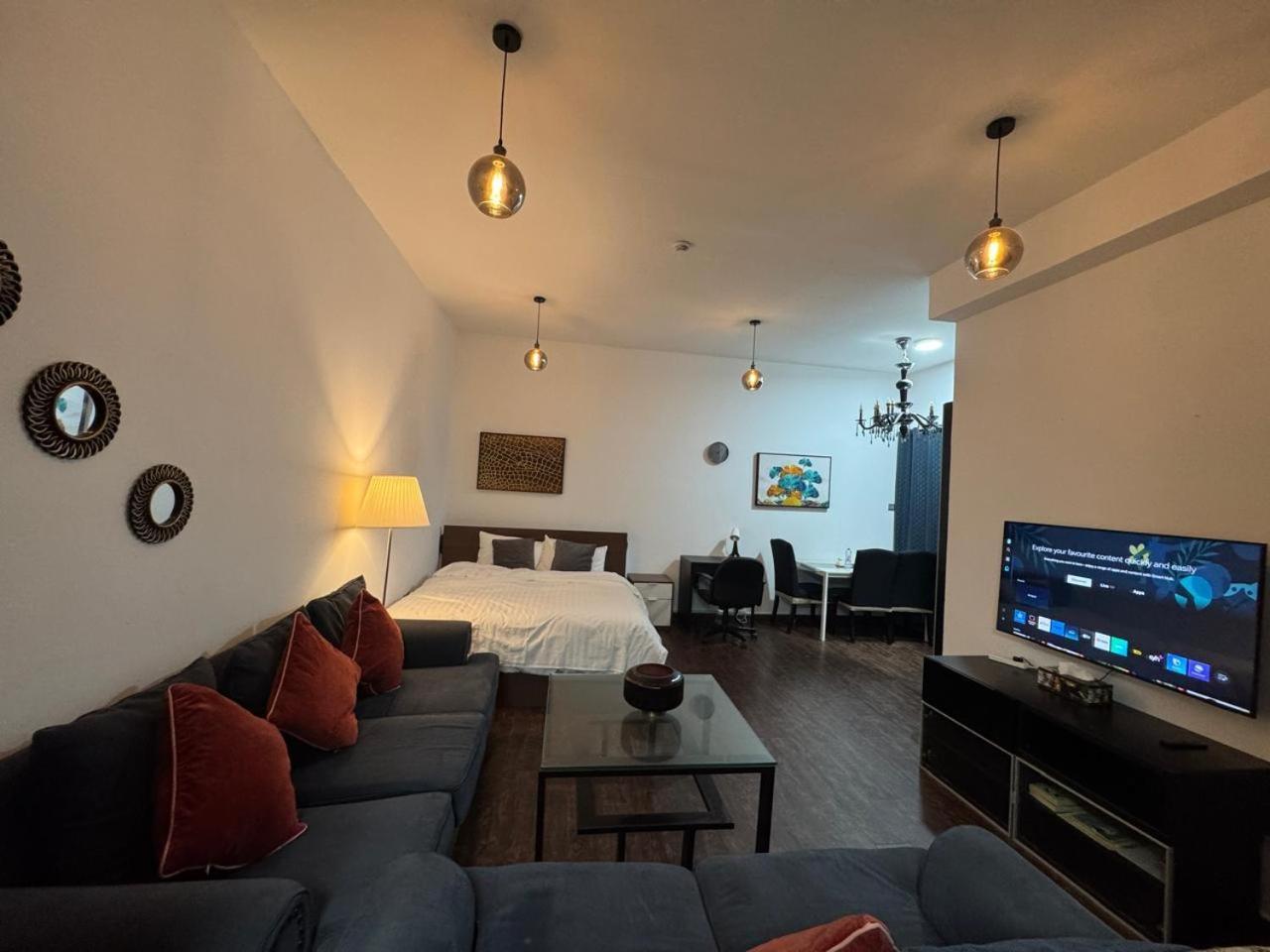 Sea View 1Br Apartment - Marina Pinnacle Dubai Exterior foto